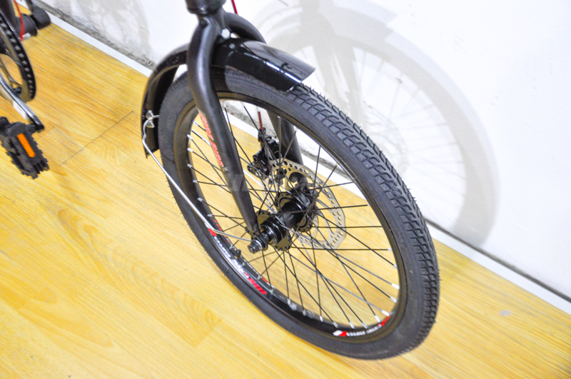 Moto Fire Bird Bicicleta Plegable Curve R20 Acero freno Disco