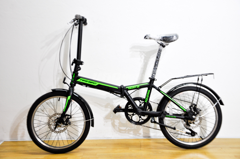Moto Fire Bird Bicicleta Plegable R20 Aluminio freno Disco