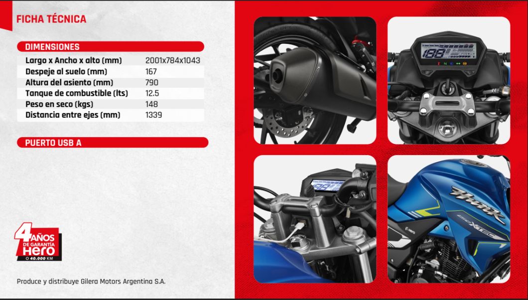Moto Hero Hunk 150 Xtec 2026