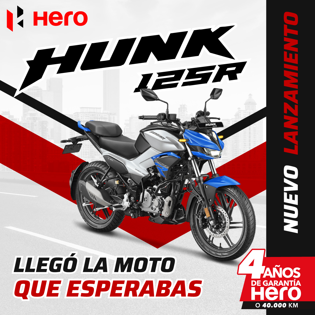Moto Hero Hunk 125 R 2026 
