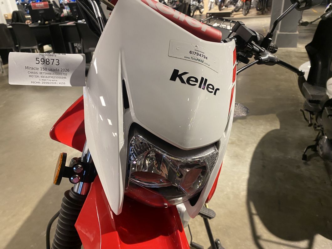 Moto Keller Miracle 150 usada 2026 50km int 1M