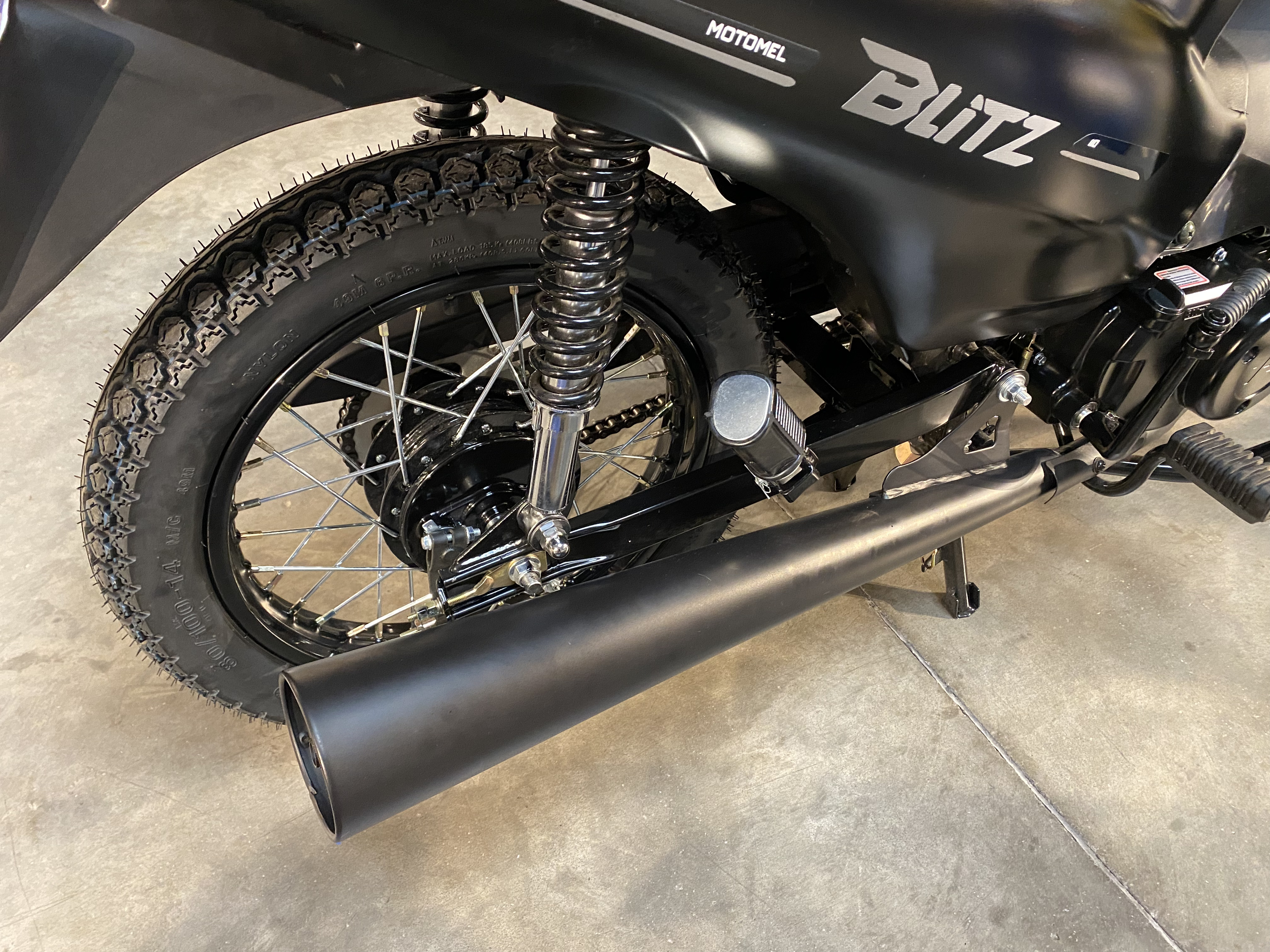 Moto Motomel Blitz 110 Black Edition