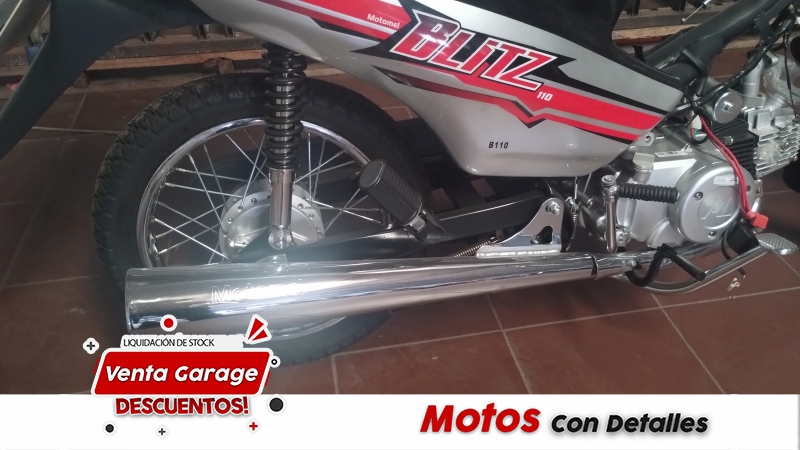 Moto Motomel Blitz 110 V8 Base 2017 Outlet MJ