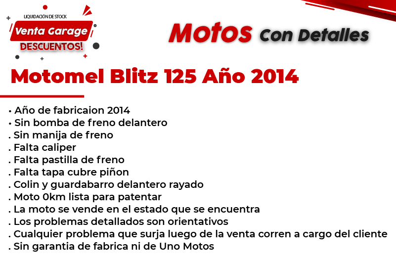 Moto Motomel Motomel Blitz 125 Full Outlet 