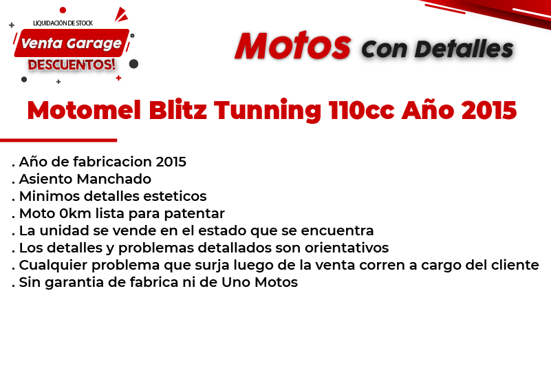Moto Motomel Blitz 125 Tunning 2015 Outlet M