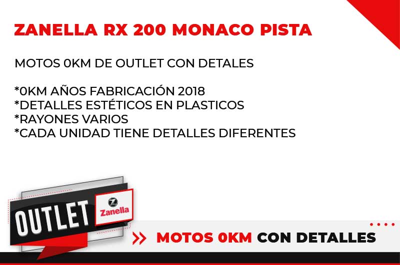 Moto Zanella Rx 200 Monaco 2013 Outlet Z