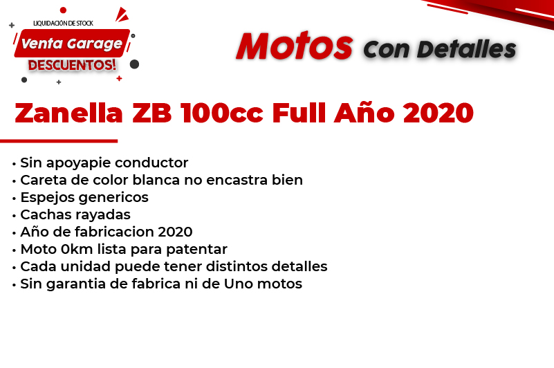 Moto Zanella ZB 110 Z1 Full Outlet Z