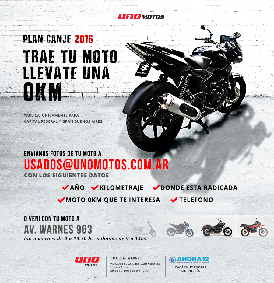 PLAN CANJE MOTOS