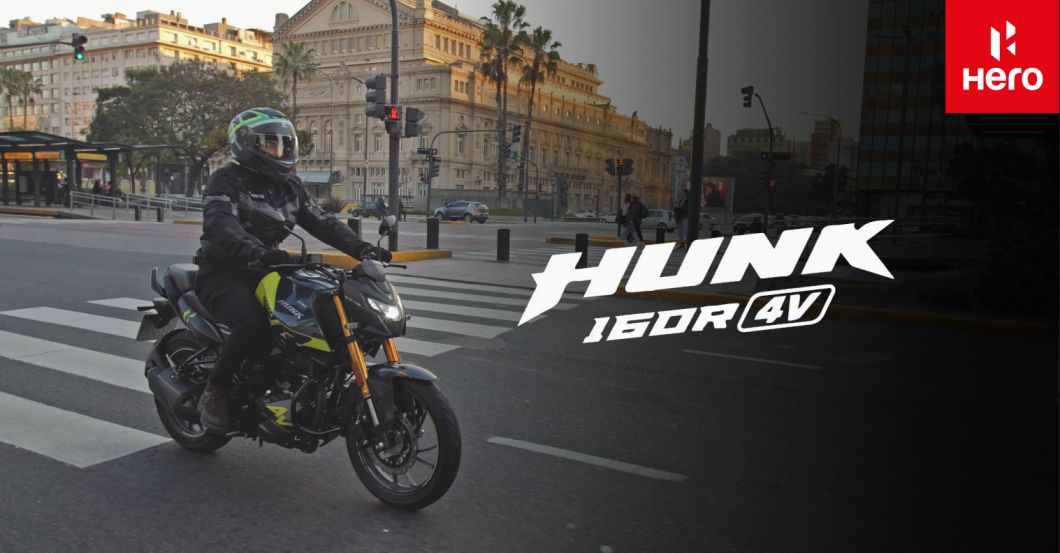Moto Hero Hunk 160 4v New 2026