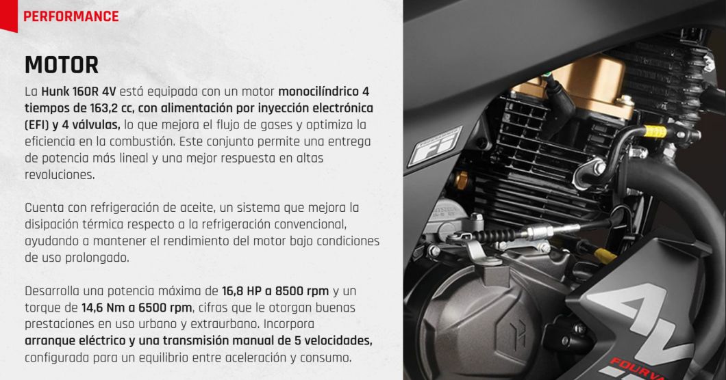 Moto Hero Hunk 160 4v New 2026